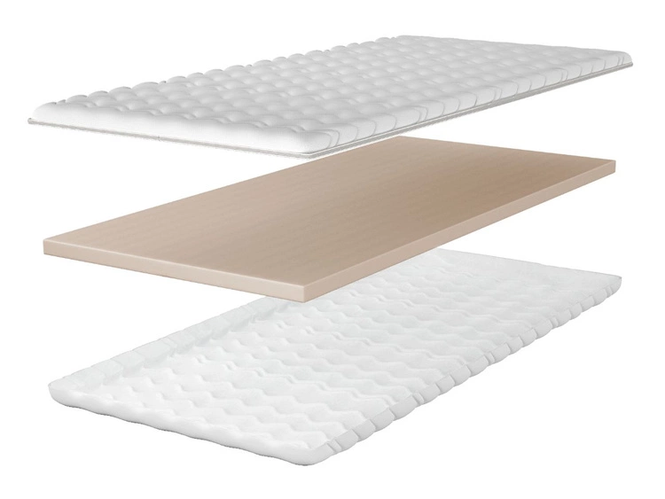 Matratzenauflage mit hochelastischem Schaumstoff 160x200