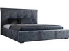 Polsterbett mit Bettkasten und Lattenrost 160x200 Valencia Dunkelgrau