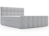Boxspringbett mit Bettkasten 180x200 Alicante Grau