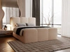Boxspringbett mit Bettkasten 180x200 Campi Beige
