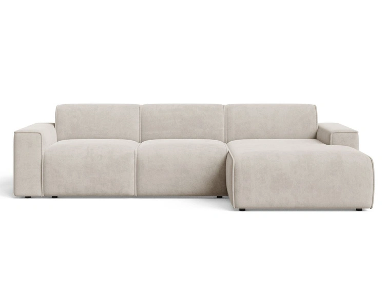 Ecksofa L-Form Rechts Lavia Hellbeige