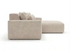 Ecksofa L-Form Rechts Moderne Ecksofa Leni Beige