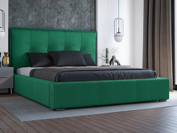 Doppelbett mit Lattenrost 120x200 Valencia - Grün
