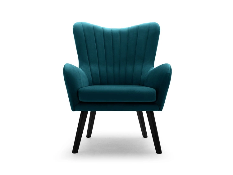 Sessel auf Holzbeinen Ceres Türkis