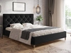 Polsterbett mit Lattenrost 160x200 Tril Schwarz