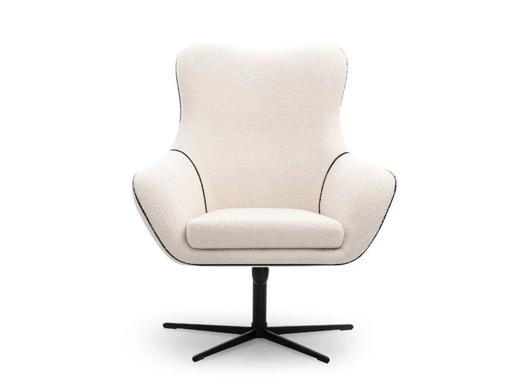 Drehbarer Sessel Deves Weiß