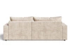 Ecksofa L-Form mit Schlaffunktion und Bettkasten Nivo Beige