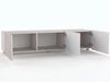 TV-Lowboard mit Türen 150 cm Kioto Cashmere