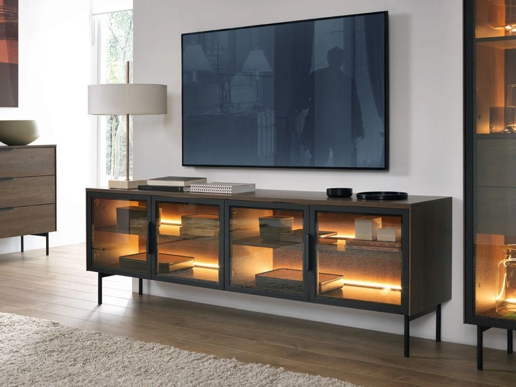 Wohnzimmer-Set Lumina Eiche Dunin