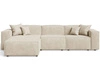Ecksofa L-Form Links Arizona Beige