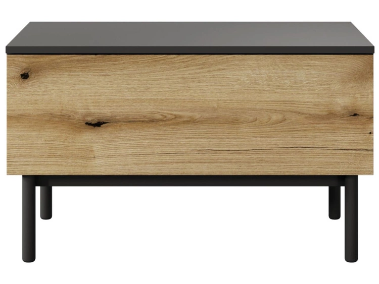 Couchtisch mit Stauraum Loara Eich Evoke, Schwarz