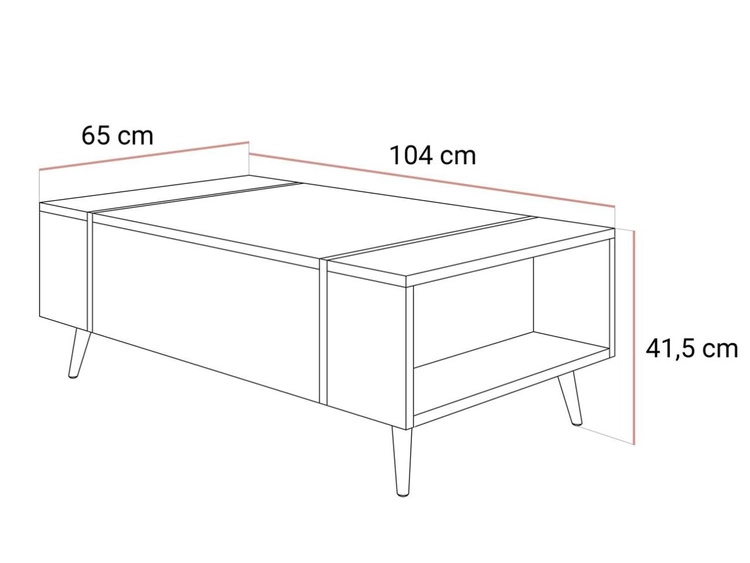 Wohnzimmer-Set im Glamour-Stil Lunelie Kaschmir
