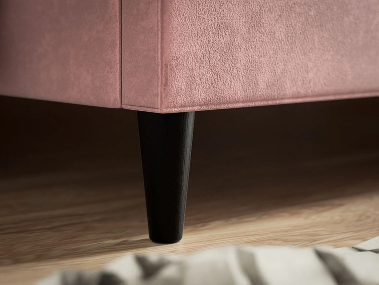 Polsterbett mit Lattenrost 140x200 Fuzi Dunkelblau