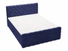 Boxspringbett mit Bettkasten 120x200 Lunaris Blau