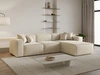 Ecksofa L-Form Rechts Arizona Beige