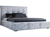 Polsterbett mit Bettkasten und Lattenrost 180x200 Valencia Hellgrau