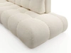 Ecksofa L-Form Links mit Schlaffunktion und Bettkasten Sile L Dunkelbeige