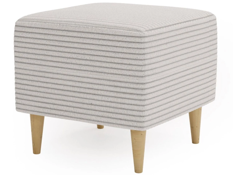 Sessel mit Fußstütze Roti Hellgrau