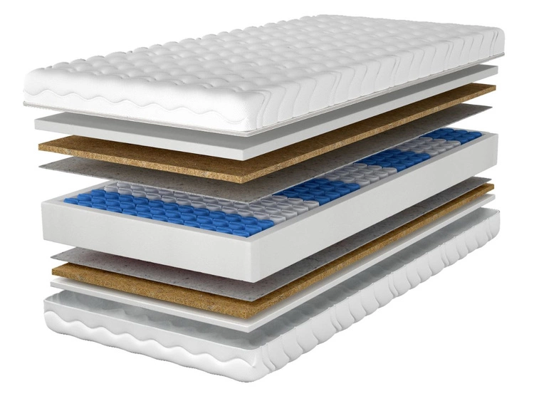 Taschenfederkernmatratze Pocket mit Kokosmatte Sola 140x200