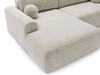 Ecksofa L-Form mit Schlaffunktion und Bettkasten Savana Links Hellbeige