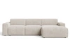 Ecksofa L-Form Rechts Lavia Hellbeige