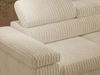 Ecksofa L-Form mit Schlaffunktion und Bettkasten Argon Rechts Beige