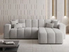 Ecksofa L-Form Rechts Nork Grau