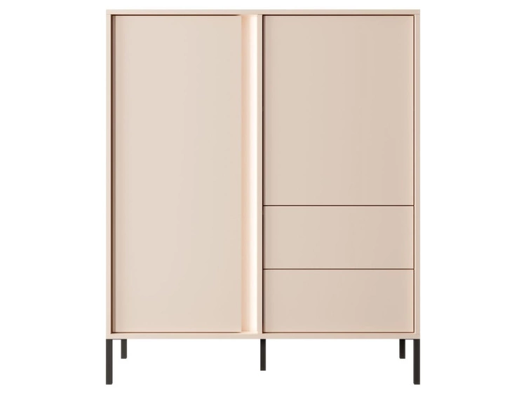 Kommode mit Türen und Schubladen Dego Beige