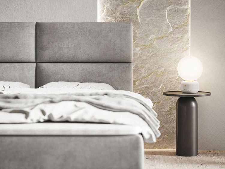 Boxspringbett mit Bettkasten 160x200 Hera Schwarz