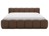 Polsterbett mit Bettkasten und Lattenrost 160x200 Cloud Low Braun