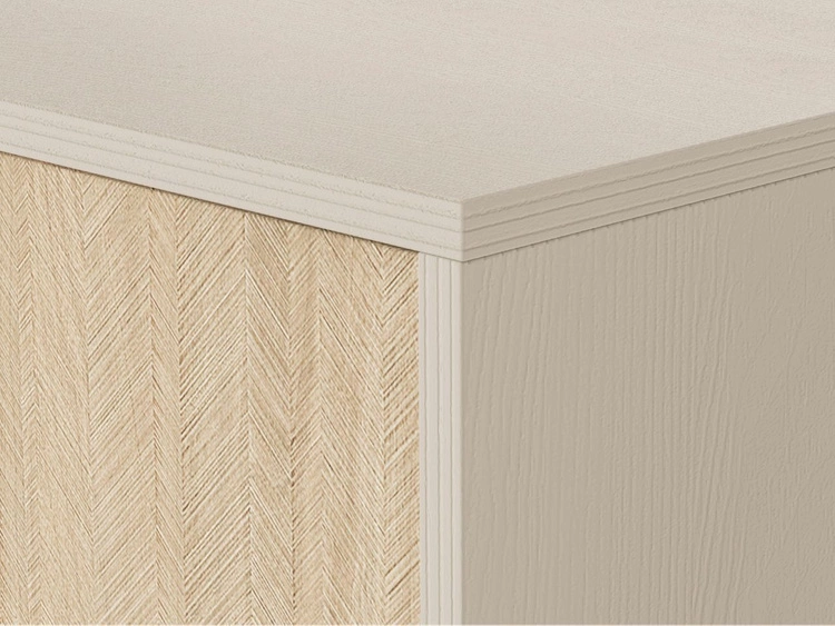 TV-Lowboard mit Türen Modena Beige