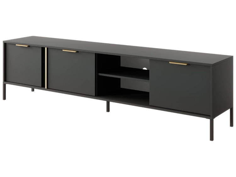 TV-Lowboard mit Türen Drino Anthrazit