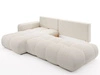 Ecksofa L-Form Links mit Schlaffunktion und Bettkasten Sile L Dunkelbeige