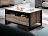 Couchtisch mit Schubladen Denis Dunkelbraun