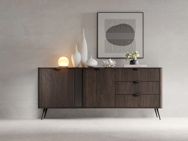 Wohnzimmer-Möbelset Magico Eiche Dunin