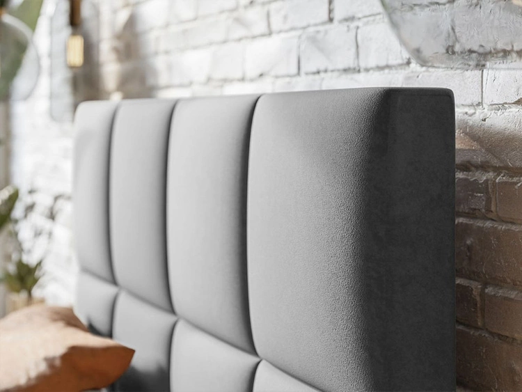 Polsterbett mit Bettkasten und Lattenrost 160x200 Malo Schwarz