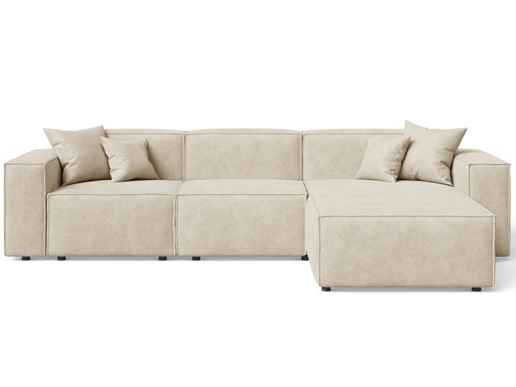 Ecksofa L-Form Rechts Arizona Beige