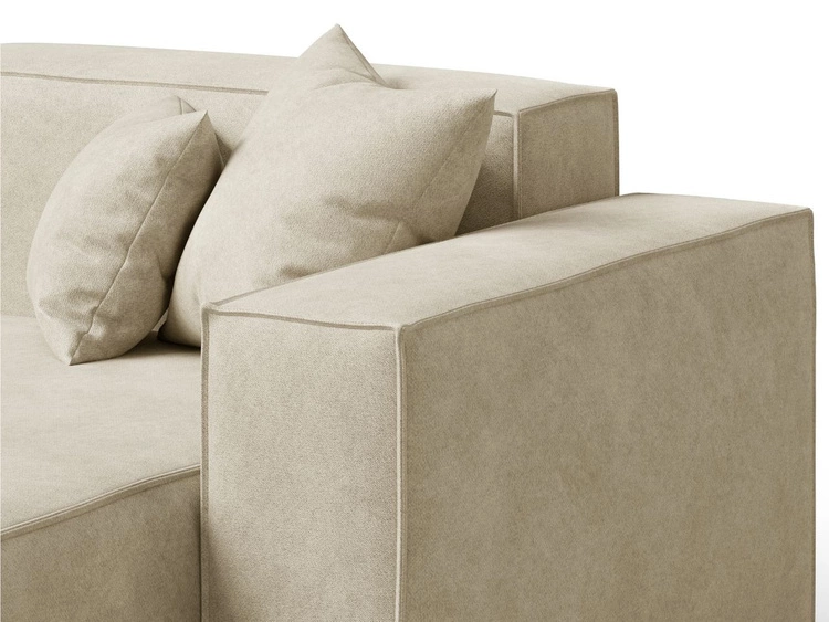 Ecksofa L-Form Rechts Arizona Beige