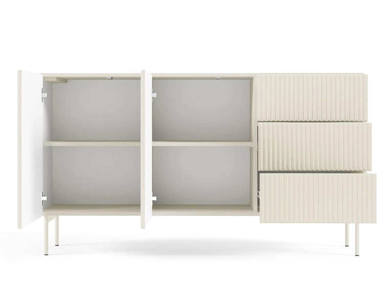 Kommode mit Türen und Schubladen 147 Qualita Kaschmir