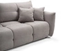 Schlafsofa mit Bettfunktion und Bettkasten Bene Grau