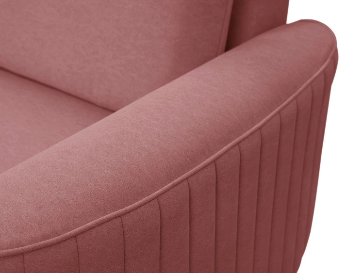 Ecksofa L-Form Rechts mit Schlaffunktion und Bettkasten Limon Rot