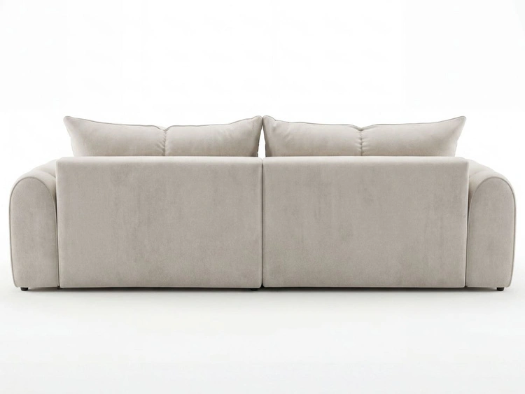 Ecksofa L-Form Links mit Schlaffunktion und Bettkasten Bonno Beige