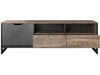 TV-Lowboard mit Schubladen und Türen Denis Dunkelbraun