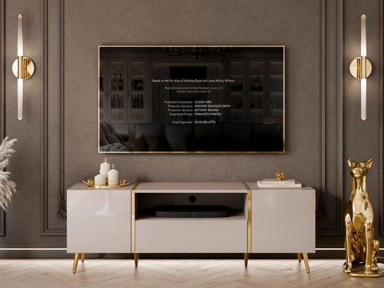 Wohnzimmer-Set im Glamour-Stil Lunelie Kaschmir