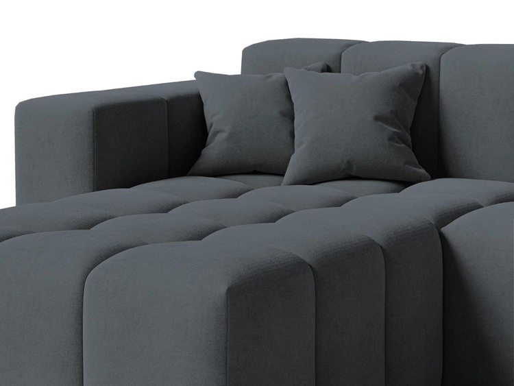 Ecksofa L-Form Links Moderne Ecksofa Loopo Dunkelgrau