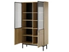 Vitrinenschrank Julio Linea Eiche