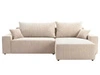 Ecksofa L-Form mit Schlaffunktion und Bettkasten Nivo Beige