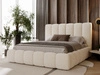 Polsterbett mit Bettkasten und Lattenrost 200x200 Imperial Creme