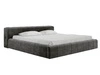 Polsterbett mit Bettkasten und Lattenrost 160x200 Lipari Dunkelgrau