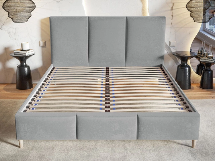 Polsterbett mit Lattenrost 160x200 Trio Beige